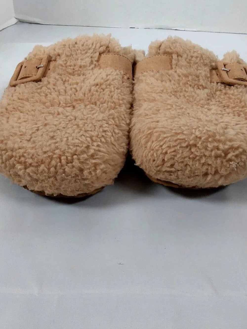 J Crew Buckle clog slippers